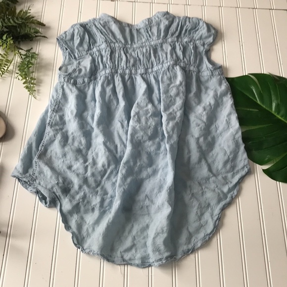 Anthropologie akemi kin blue tassel top boho Renee - Picture 8 of 9